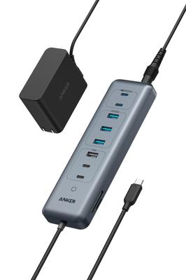 Anker Data Hub 5Gbps High Speed Data Transfer 100W USB PD Compatible 65W Adapter Included Port Port Equipped with microSD SD Card Slot Compatible with