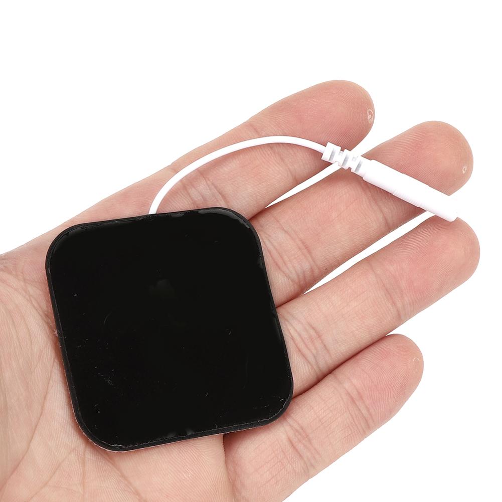 20Pcs 5x5cm Physical Therapy Massage Stickings Nonwovens Recovery Silicone Contact Pin Rectus Abdominis Muscle Electrode Patches