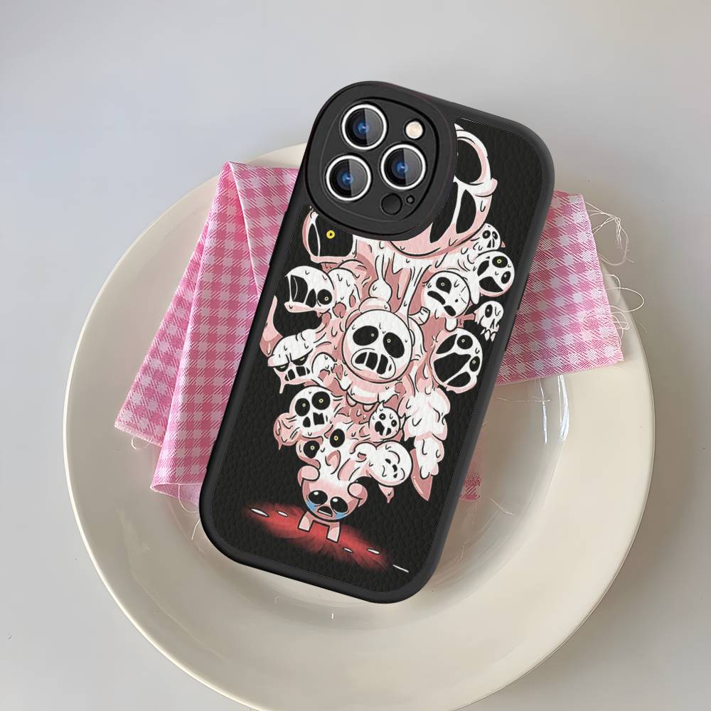 Game The Binding Of I-Isaac For IPhone 16 15 14 13 12 11 Pro Max Plus Shockproof Leather Soft Phone Cover