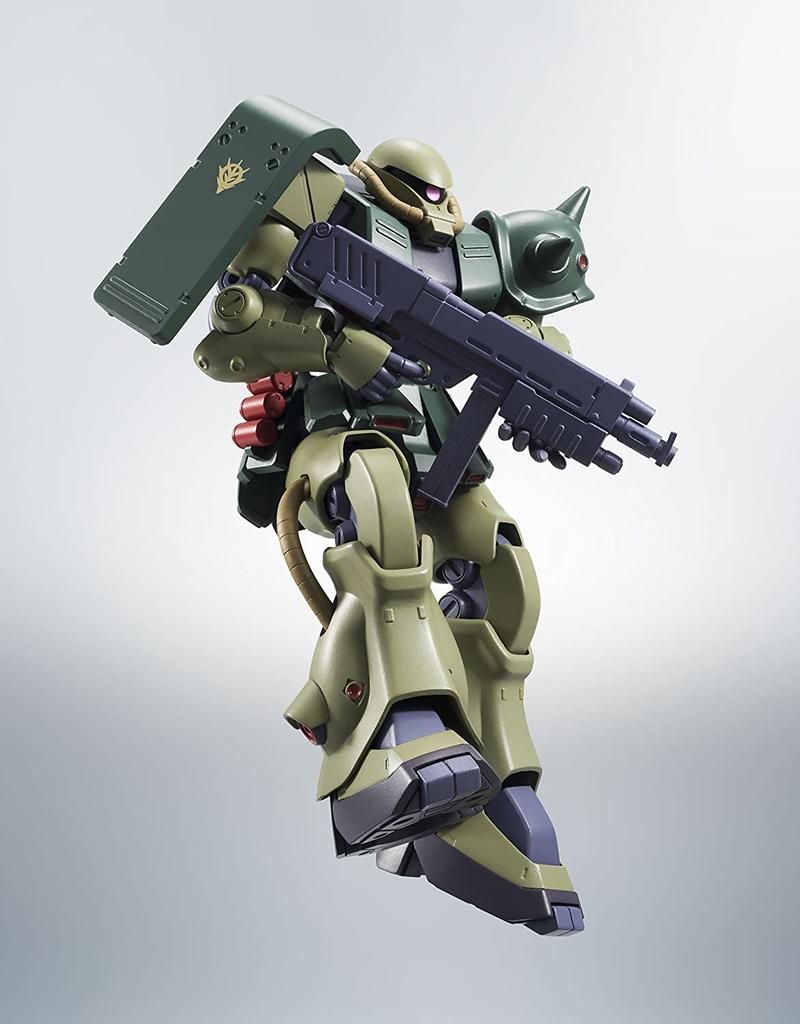 TAMASHII NATIONS ROBOT Spirits Mobile Suit Gundam 0080 War in the Pocket Zaku II Kai Figura móvil pintada de 125 mm [SIDE MS] MS-06FZ ver. ANIMO