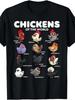 Vintage Chicken Breed T-Shirt - Features Amusing Poultry Farm Art Prints with Chicken Designs, Perfect for Poultry Keepe