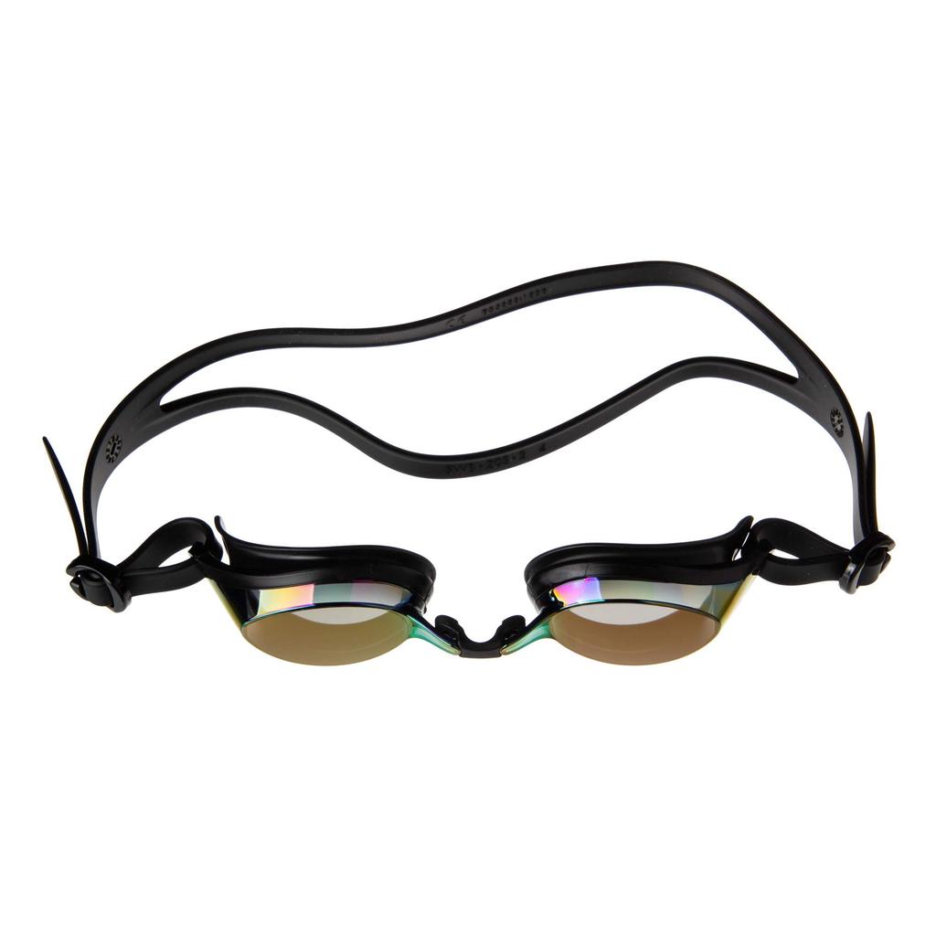 Mizuno Swimming Dark Smoke with Pastel Pink for Fitness Swimwear Goggles, N3JE800109, Mirror,