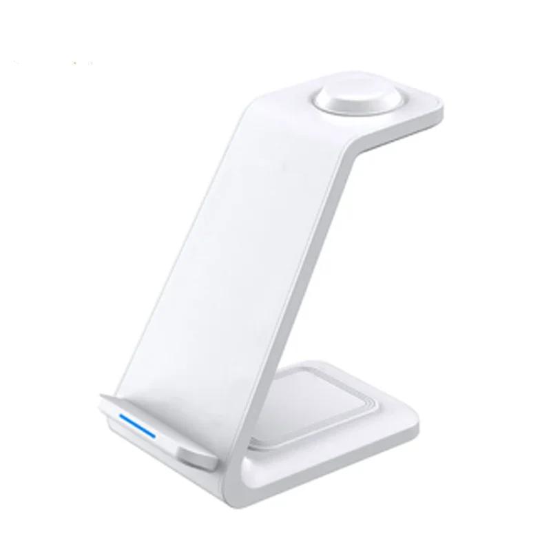 3 IN 1 Wireless Charger Stand For iPhone 16/15/14/13/12 Pro Max 15W Fast Charging Station For Apple Watch 9/8/7/6/5 Airpods 3/2