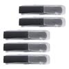 5PCS Eb Alto Saxophone Reeds Strength 2.5 Resin Sax Reeds Replacement for Woodwind Instrument Beginners and Players