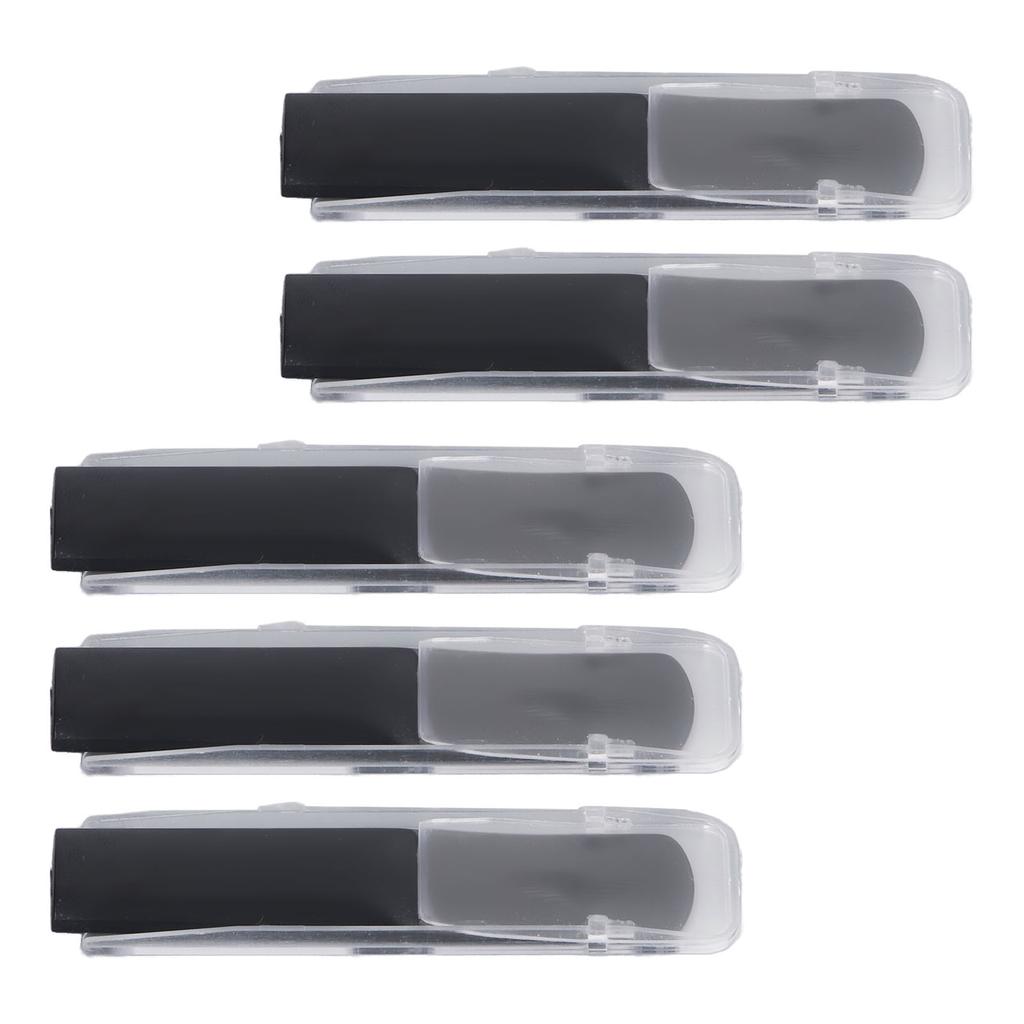 5PCS Eb Alto Saxophone Reeds Strength 2.5 Resin Sax Reeds Replacement for Woodwind Instrument Beginners and Players