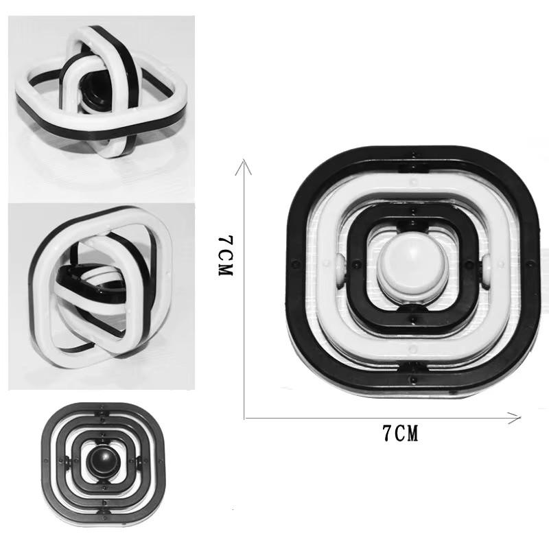 Nowe Zabawki Fidget 3D Flip Finger Spinner Żyroskop na Palec Autyzm Redukcja Stresu ADHD Dziecięcy Bączek Ręczny Dzieci Dziecko Dorosły Sensoryczne Prezenty