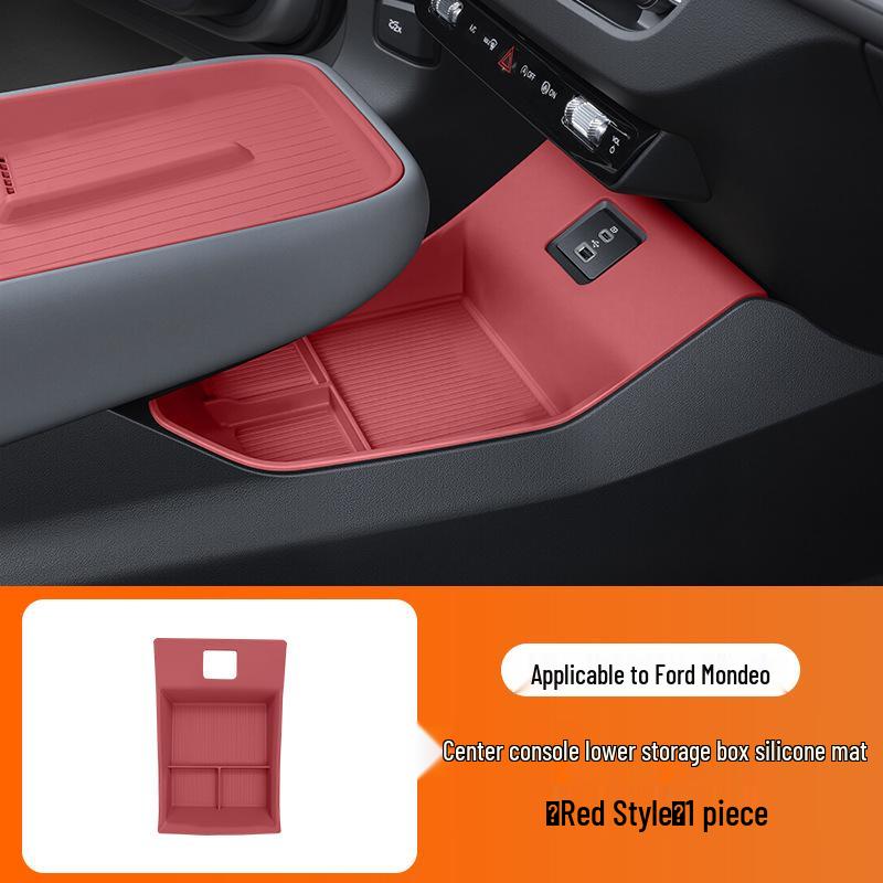 

Wireless Charging Silicone Pad for Ford Mondeo: Center Console & Cup Holder Protector, Fits 26 Models