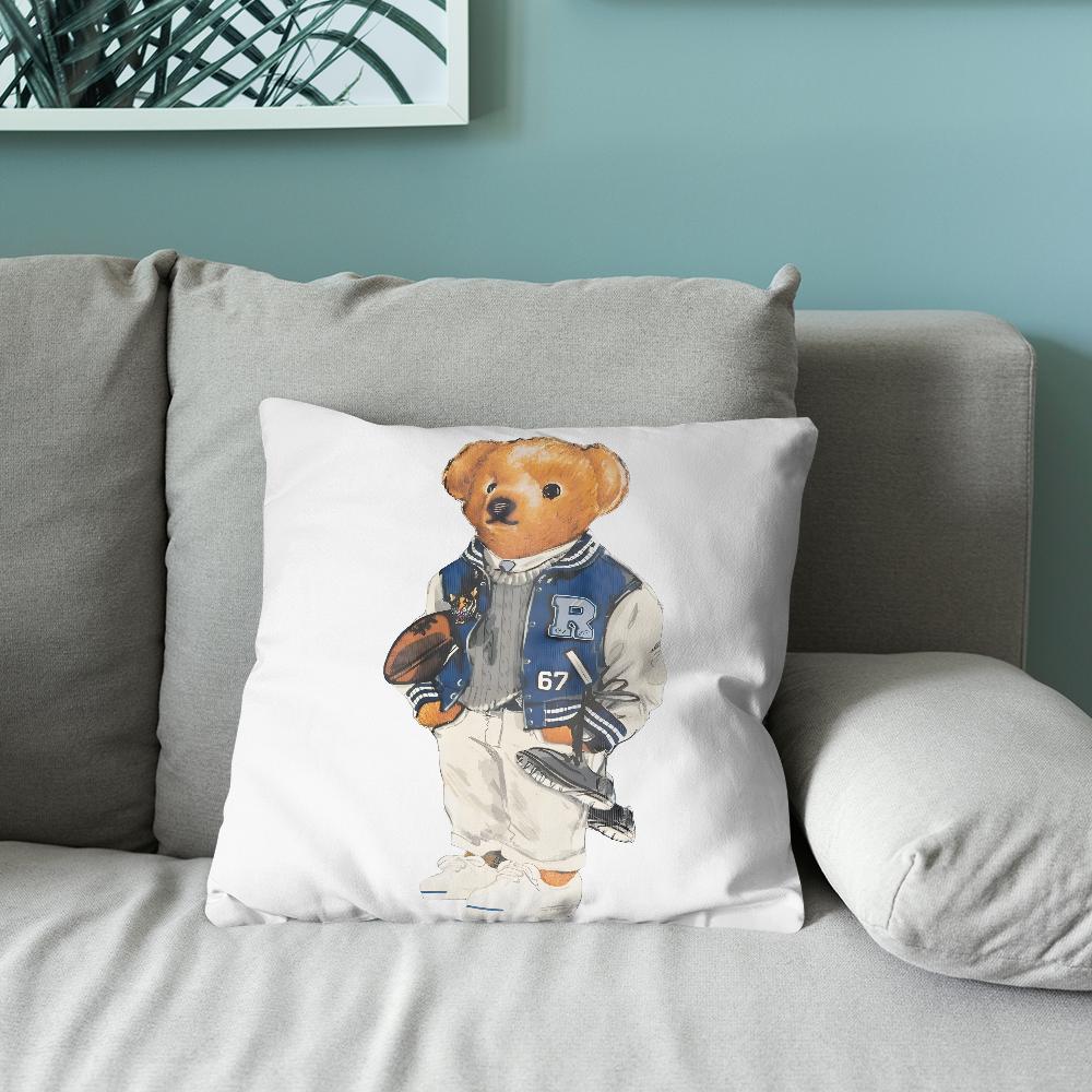 Cool PPolo BBearS Pillow Case Pillow Case Soft Cushion Cases for Farmhouse Sofa Decor Home Decorations and Protector