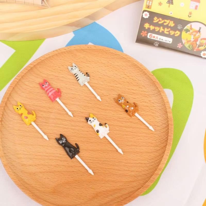 

6/8 шт. Милая вилка для фруктов в виде динозавра, мини-креативная вилка для еды, зубочистка, украшение для ланча, салата, для кухни, пикника, вечеринки, декор, аксессуар