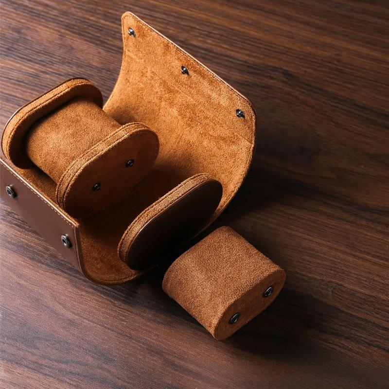 Watch Storage Box Portable Watch Case Pu 3 Slots Watch Box Dust Proof Mechanical Watch Box Travel Watch Bag