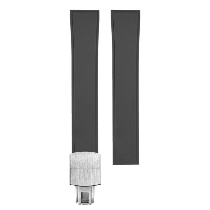 Hochwertiges Fluorkautschuk-Armband für Tissot Rado Rolex Tudor Jaeger Serie Uhrenarmband Schnellverschluss Silikon-Uhrenarmband 20mm 22mm