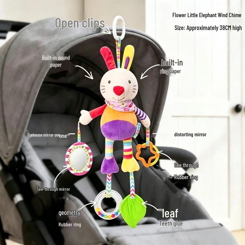 Baby Stroller Mobile: Crib Rattle & Car Seat Soothing Toy