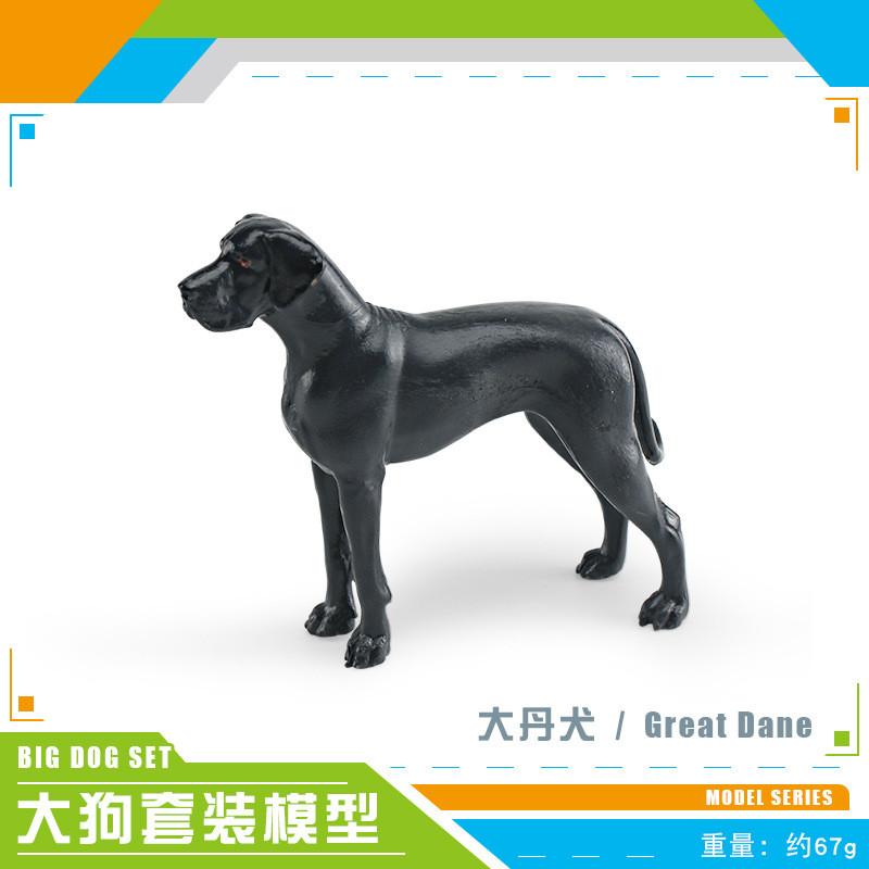 Autentyczny Zestaw Plastikowych Figurek Psów Zawierający Rasy Owczarek Niemiecki Rottweiler Labrador I Cane Corso