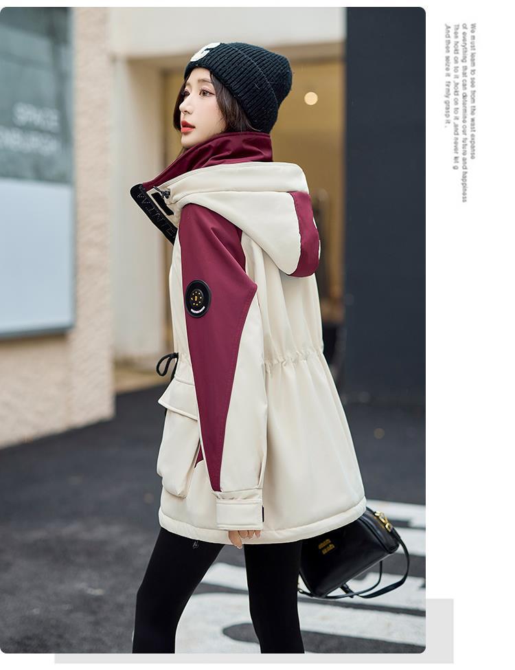 2025 Women's Fleece-Lined Parka: Extra Thick, Loose-Fit Winter Windbreaker