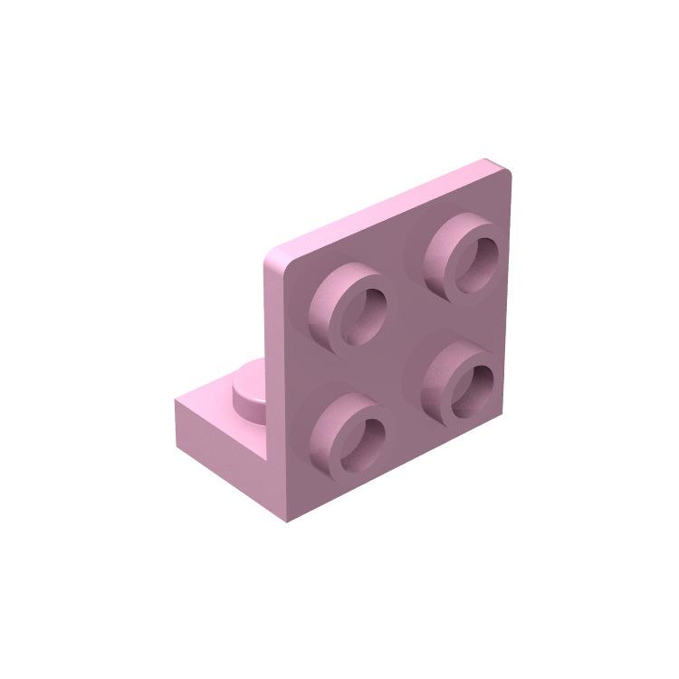 120pcs 1x2-2x2 Reverse bracket building blocks accessories parts wall panel connectors DIY Assembly bricks Compatible with block 99207