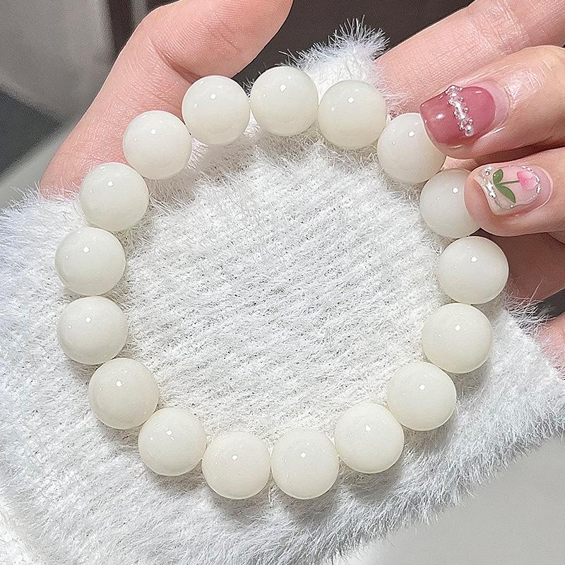 

Натуральный браслет из корня Бодхи с круглыми бусинами, бусины Будды, четки для чтения, браслеты