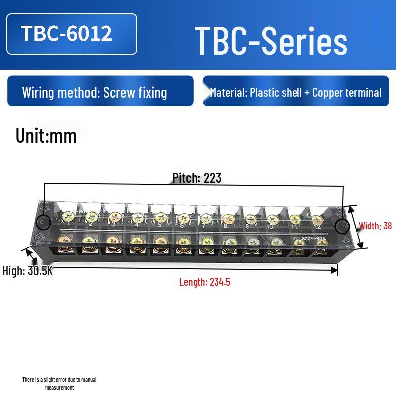 TBC Series High-Current Terminal Blocks