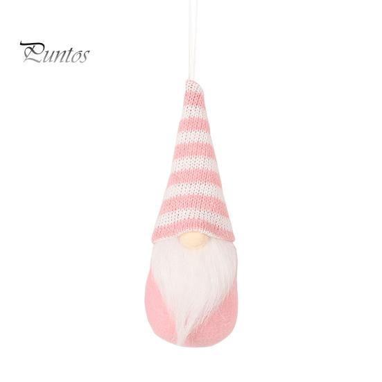 Weihnachtsdekoration zum Aufhängen, Zwergen-Ornamente aus Plüsch, handgefertigt, gesichtslose Zwergfigur für Baum, Wand, Kamin, Fensterdekoration