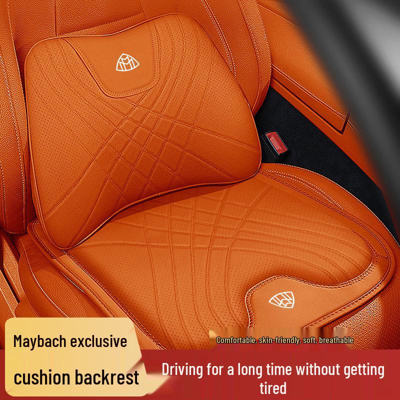 Car Lumbar Support & Neck Pillow for Mercedes-Benz Maybach S-Class S480/S580 & GLS480/GLS600