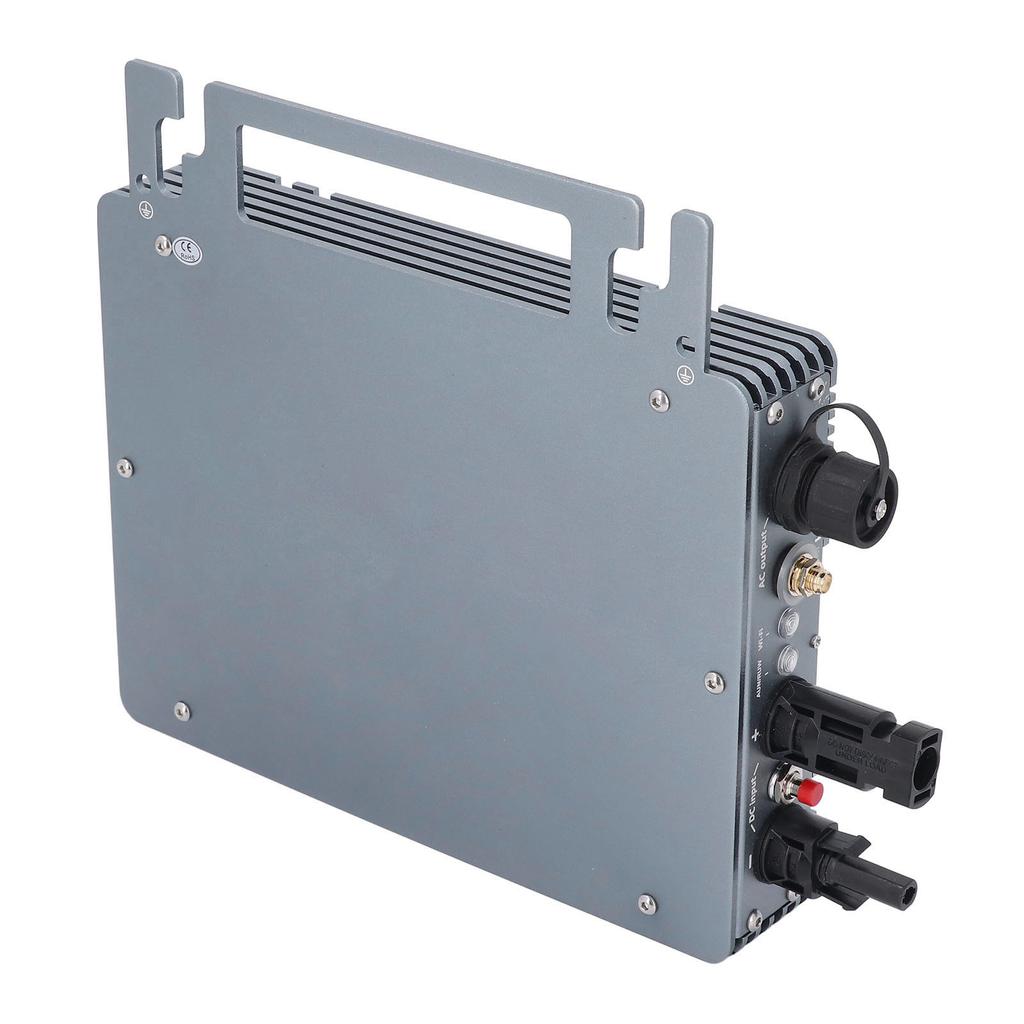 400W Solar   Inverter Remote Control   Design High Efficiency MPPT Grid Tie   Inverter Aluminum Alloy Material for PV Panel