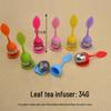 Silicone & Stainless Steel Leaf Tea Infuser Strainer - High Temp Resistant