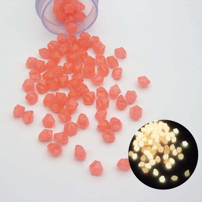 Künstlicher leuchtender Rhombusstein für Aquarium- und Gartendekoration