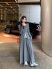 Early spring atmosphere, wear a whole suit, knitted dress, women's suit, new versatile casual dress