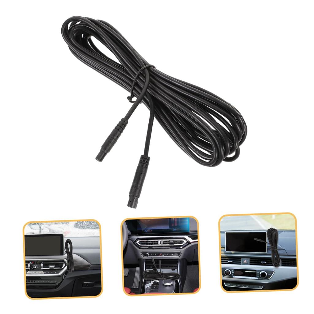 HOMSFOU Back Camera Extension Cord 5 Pin Dash Cam Car