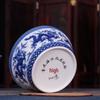 Gong Li Blue & White Nine Dragon Tea Set