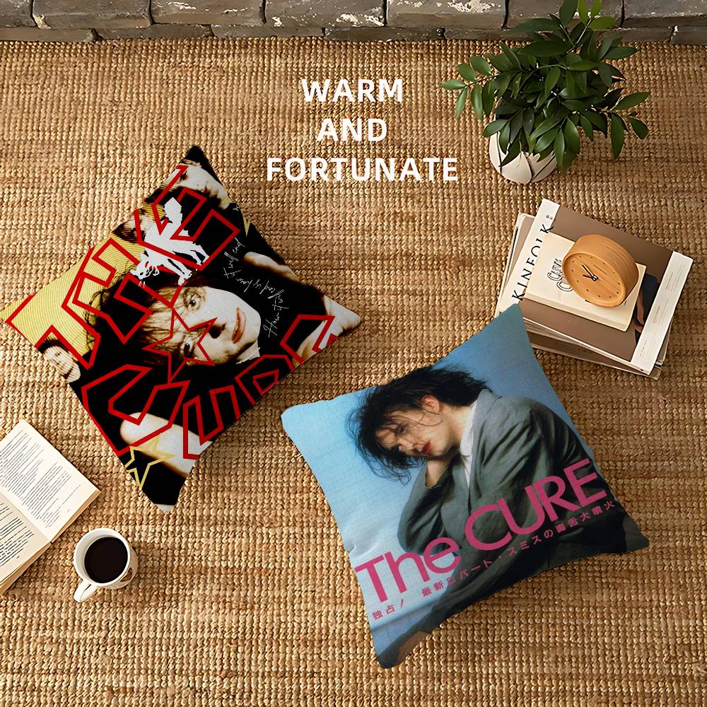 Rock Band The C-Cure Personalized Pillow Cover Kids Bedroom Wild Party Decor Pillowcase Kid Birthday Shower Gift