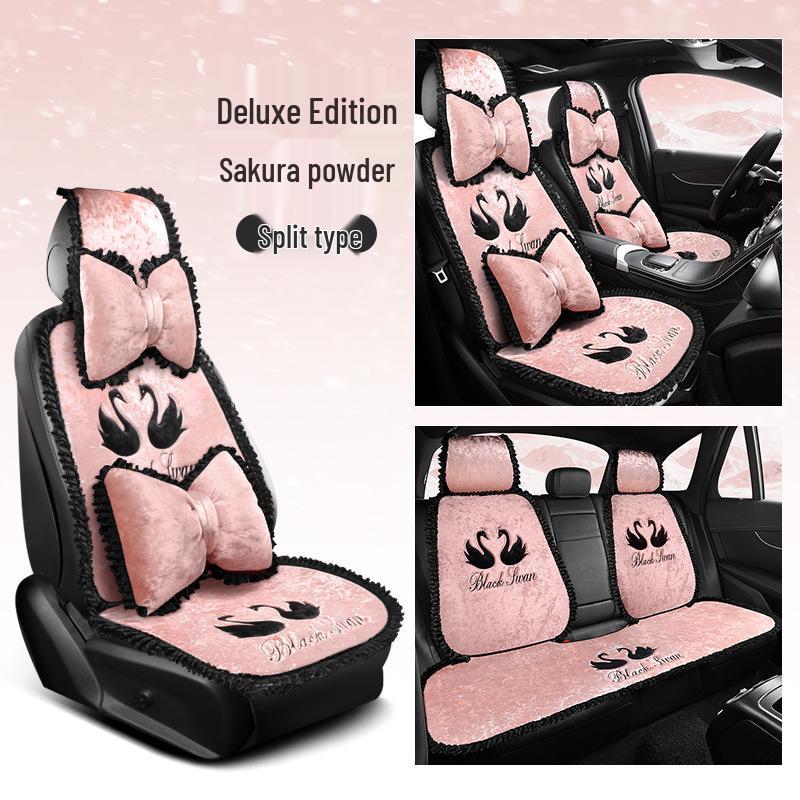 Warm Plush Seat Cushion for BYD Yuan, Song Pro, Qin Plus DMI, Dolphin, Seal, Destroyer 05