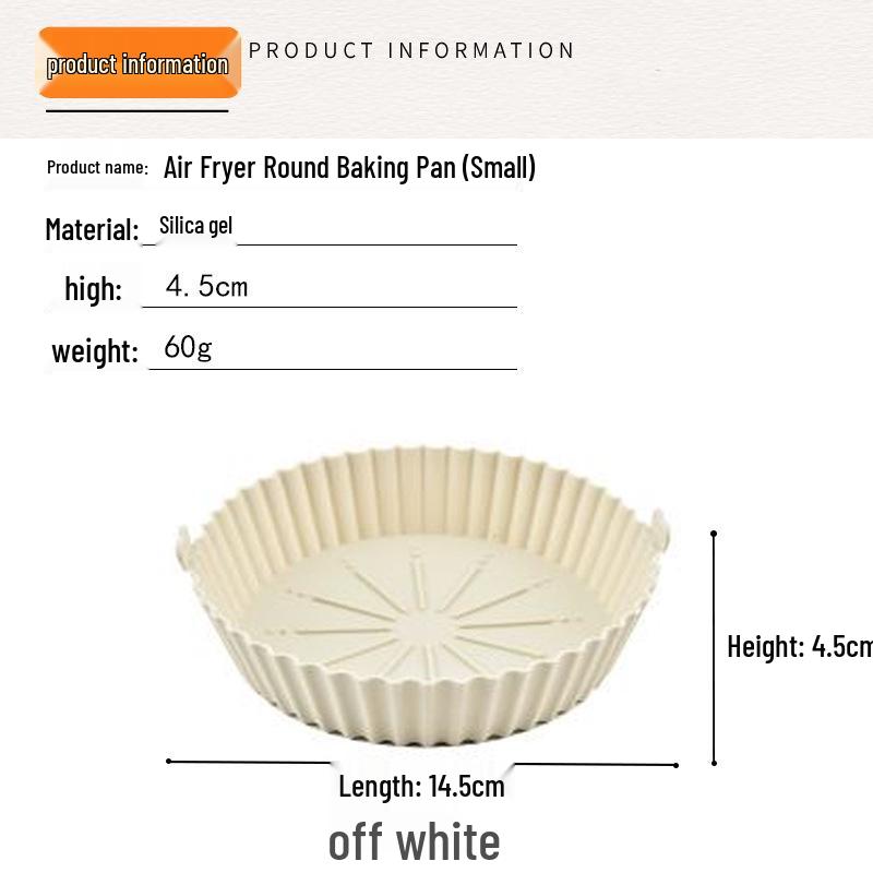 Silicone Air Fryer Baking Mat and Cake Tray