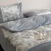 COMOLIVING Velvet 4-Piece Bedding Set