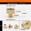 Copper Reducing Threaded Coupling Adapter for Male/Female: 1/2", 3/8", 1/4", 1/8" Connector