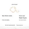 2024 Hip-Hop Chic Women's Necklace & Bracelet Set - Geometric Design, High-End Style