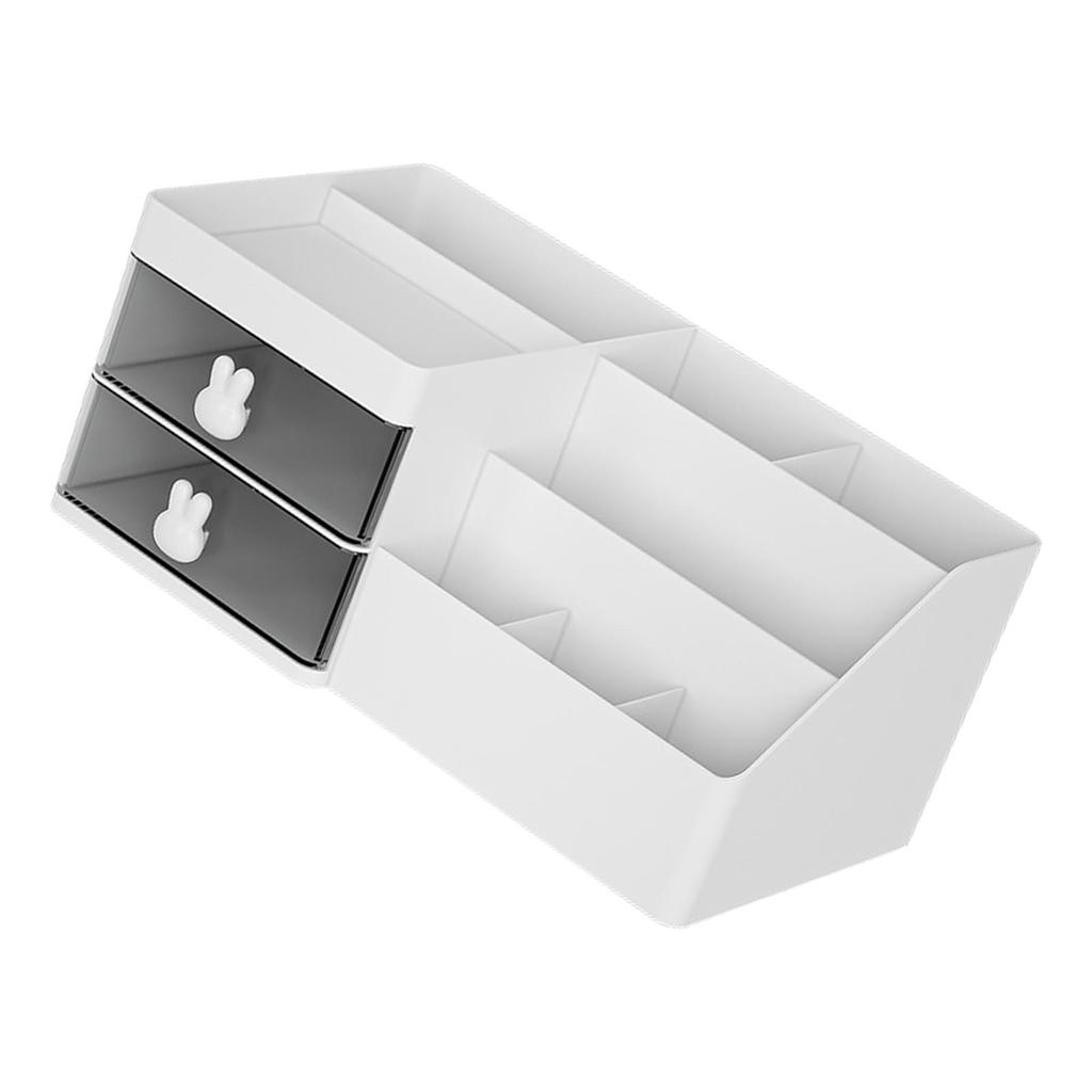 Kosmetik-Organizer mit Schubladen Mehrere Fächer Kunststoff Große Kapazität Make-up-Präsentationskoffer