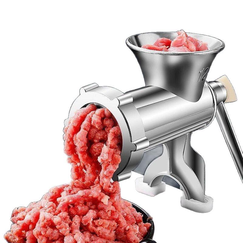 Manuelle Fleischmühle & Wurstfüller: Handkurbelmixer & Gemüsehacker.