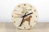 Boxer, German Boxer II - clock with dog, wooden clock with engraving, personalised clock by Art-Dog