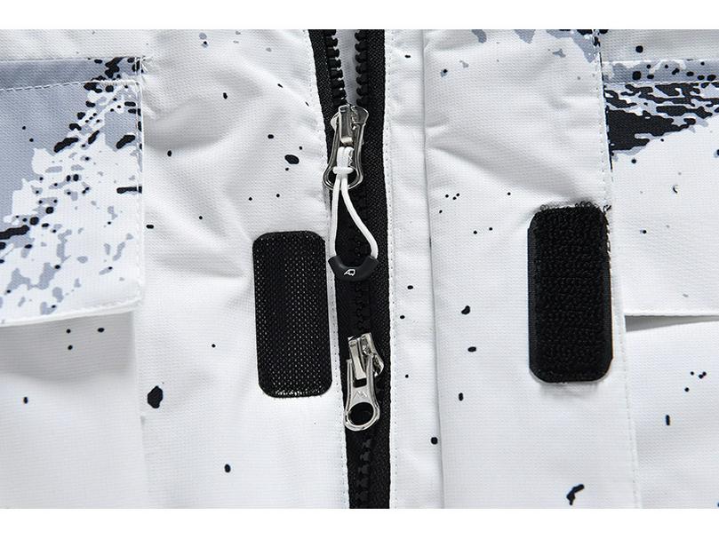Unisex-Winterskianzug: Winddichte, wasserdichte und warme Ski- & Snowboardjacke für alpine Abenteuer