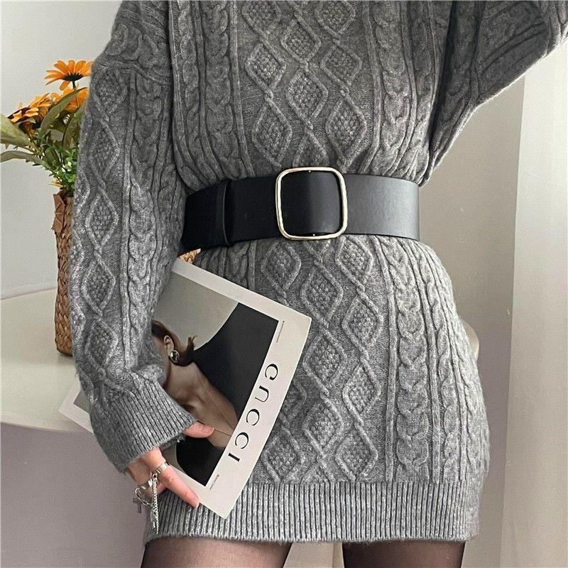 Womens Modern Wide Waist Cincher Fashion Belt Chic Outerwear Accessory For Autumn Styles Winter
