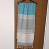 Used GUCCI Stole GG Pattern Blue X Gray