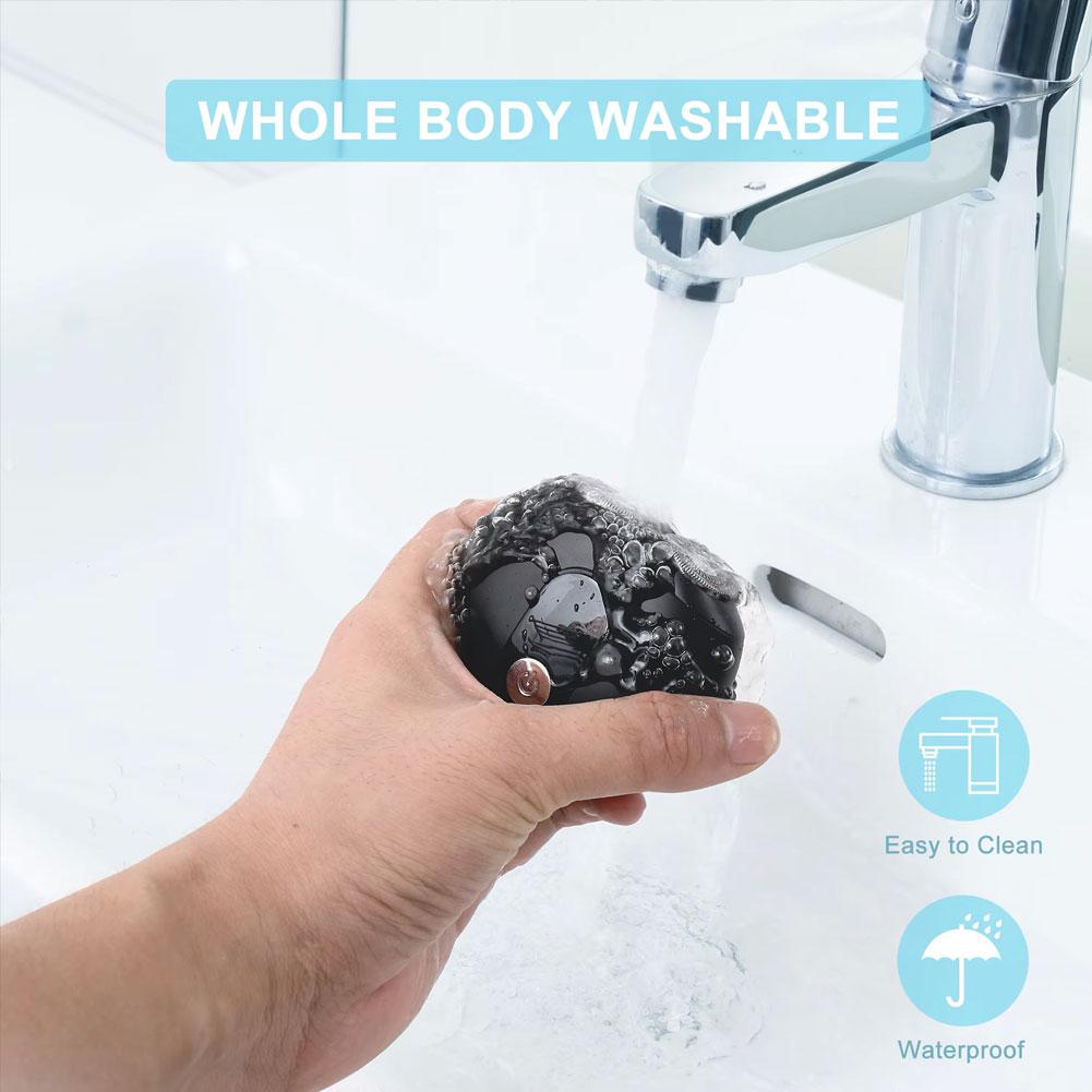 Electric Beard Clipper for Man Waterproof Digital Display Portable Shaver for Wet and Dry Use