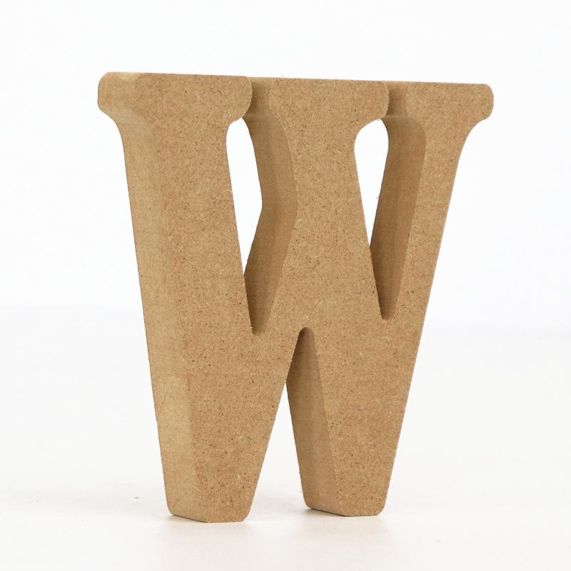 Collocation DIY Wooden Alphabet Letter Personalised Ornament Name Design for Wedding Birthday Party Home Decoration Craft Gift