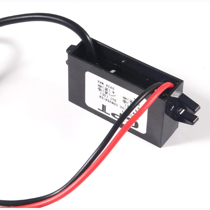 Wasserdichter 12V auf 5V Konverter DC-DC Step-Down Modul Netzteil USB-A Buchse/Typ C/Dual USB/Offene Drahtklemme