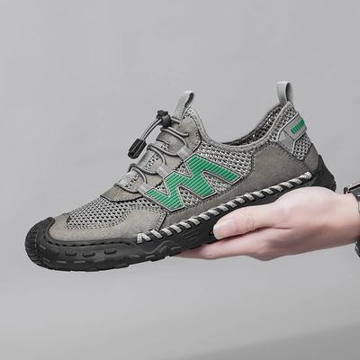Mode Sommer Atmungsaktives Mesh Freizeitschuhe Herren Schnürschuhe Hochwertige Sneaker Outdoor Joggingschuhe Weiche Sohle Bequeme Herrenschuhe