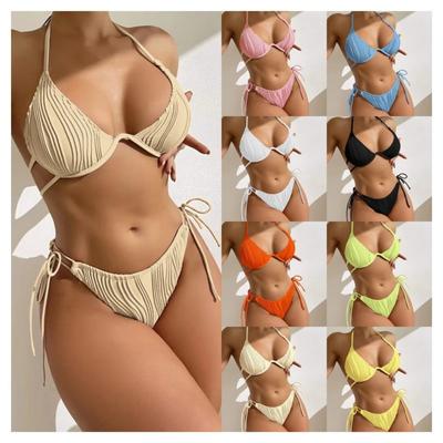 Europäischer und amerikanischer Badeanzug Split Sexy Bikini Damen Badeanzug