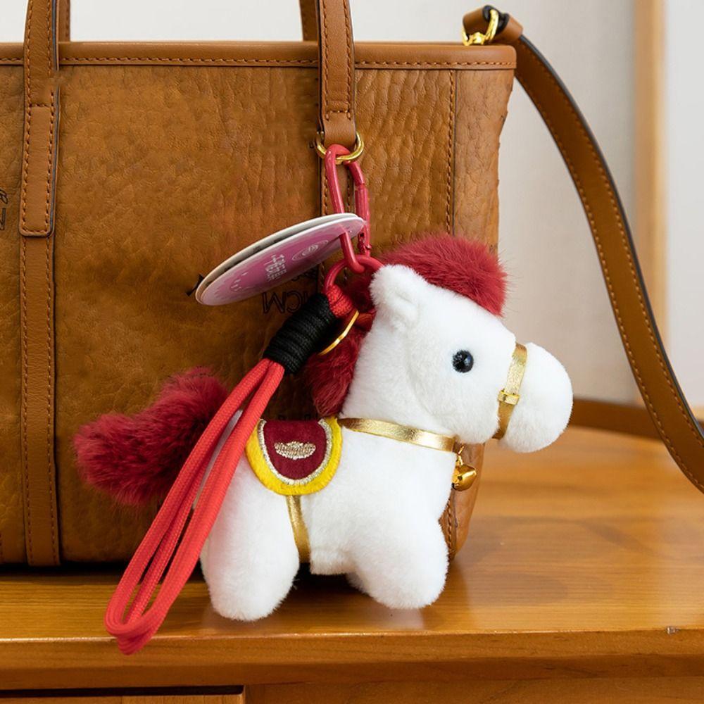 Mascot Dolls Plush Horse Doll Pendant Creative Zodiac Pony Figurine  Home Decoration