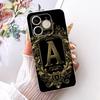 Transparente Hülle für Honor 500 Smart Cover Luxus A-Z Buchstaben Mode Cool Krone Weiche Hülle für Honor 500Smart