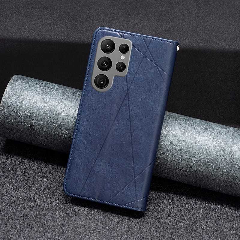 Origami Wallet Galaxy S24 Ultra Blue