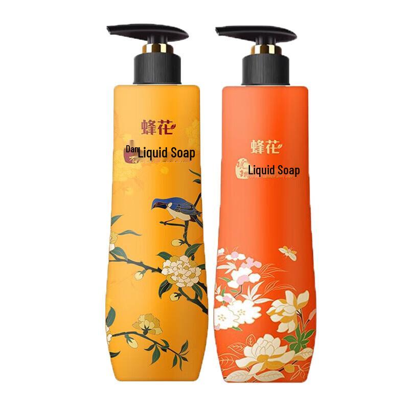 Fenghua Sandalwood & Amber Liquid Hand & Body Soap (2-Pack)